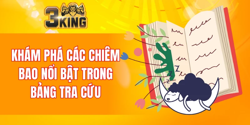 Khám phá các chiêm bao nổi bật trong bảng tra cứu