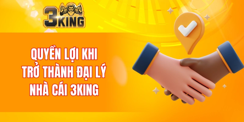Quyền lợi khi trở thành đại lý 3KING
